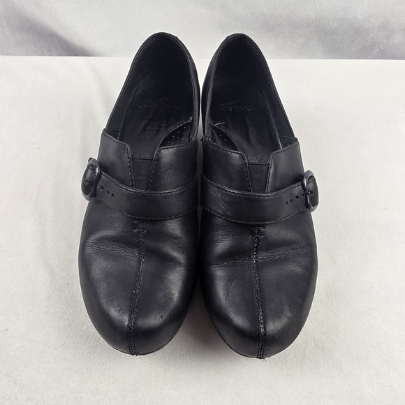 Dansko Tamara Leather Buckle Monk Strap Clog Style # 4800020200 Womens EU 38 - Picture 2 of 7